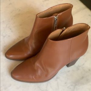 JCrew Leather Booties